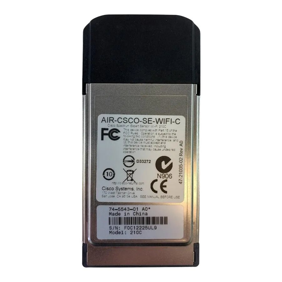 Анализатор Cisco AIR-CSCO-SE-WIFI-C IEEE 802.11a/g CardBus Spectrum Expert Senso