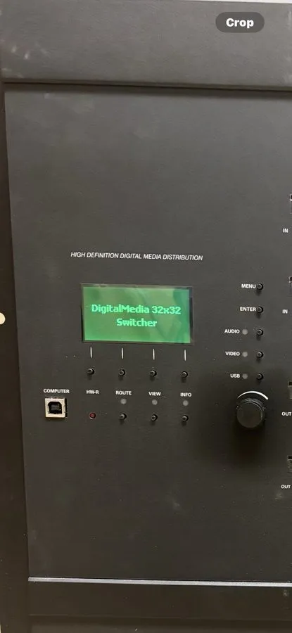 Видеокоммутатор Crestron DM-MD32X32 DigitalMedia Matrix Switcher W/DMC-HD, DEC-C