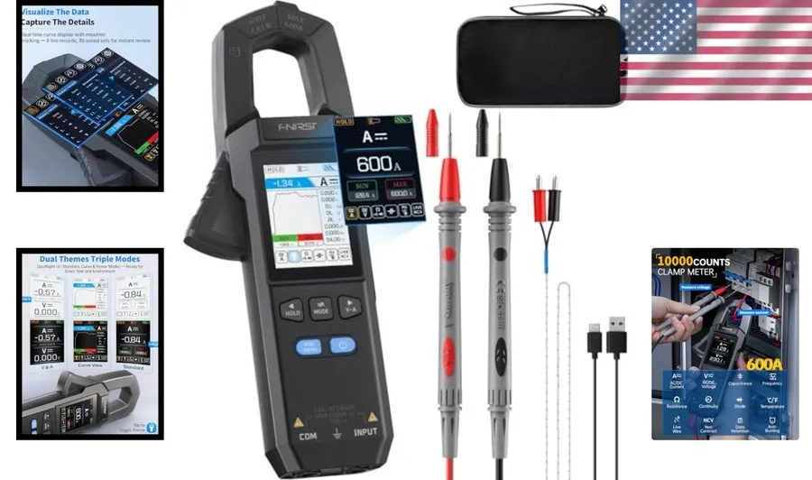 Мультиметр DMC-100 Digital Clamp Meter Multimeter 9999 Counts TRMS, 600A Curve R