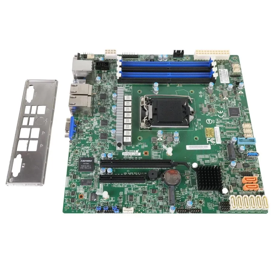 Материнская плата Supermicro X11SCH-LN4F Motherboard — фото лота 1