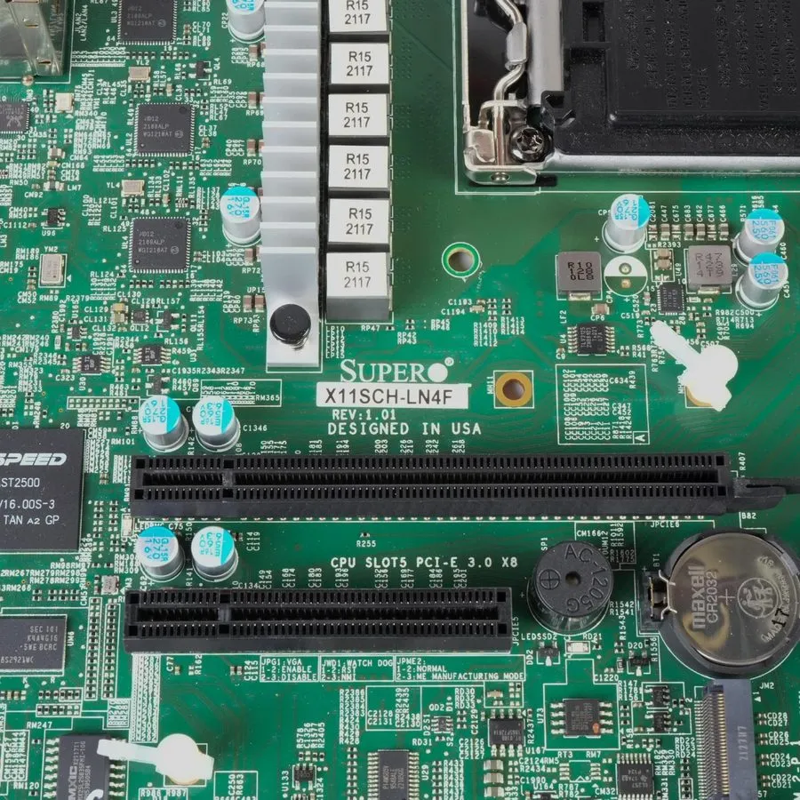 Материнская плата Supermicro X11SCH-LN4F Motherboard — фото лота 2