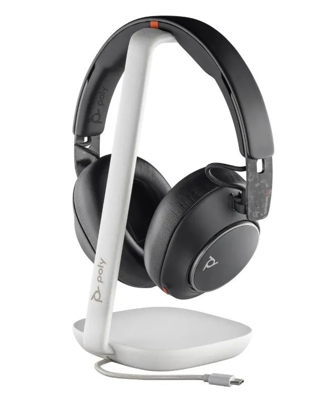 VoIP-шлюз Poly Voyager Surround 85 UC Headset with charging stand 8G7T8AA Blueto — фото лота 2