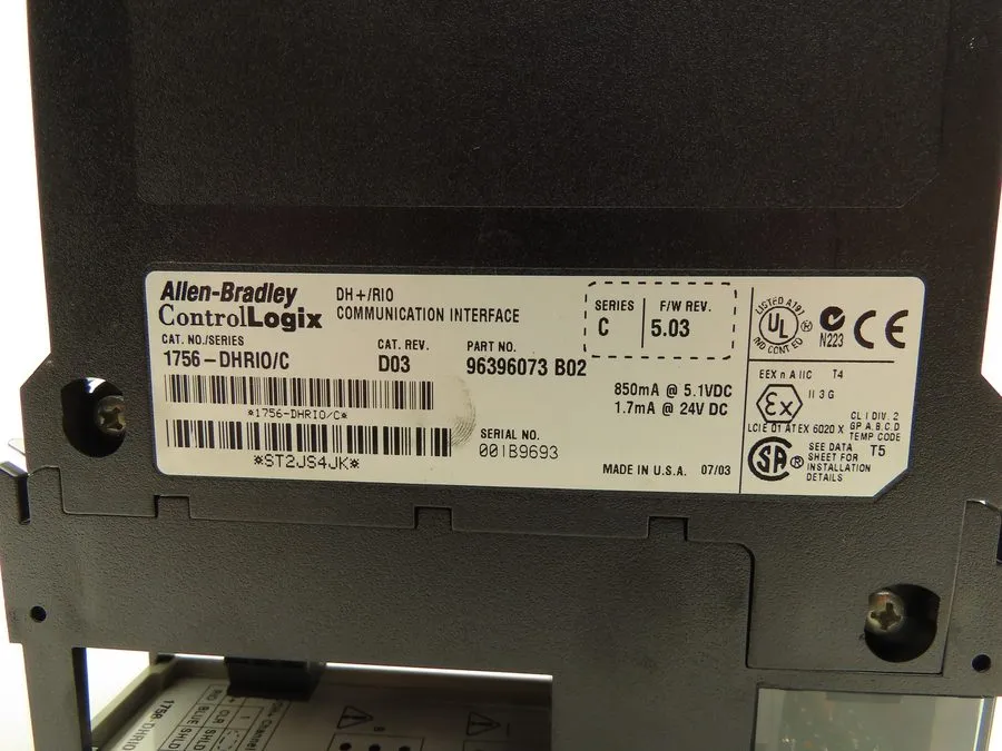 Коммуникационный модуль Allen Bradley 1756-DHRIO /E ControlLogix DH+/RIO Communi