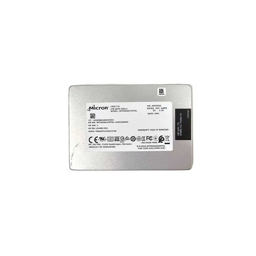 SSD-накопитель Micron 2.5" 1300 1TB SATA 6Gb/s SSD MTFDDAK1T0TDL Solid State Dri