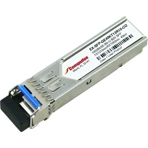 Трансивер EX-SFP-GE40KT13R15 Juniper Compatible SFP 1000BASE-BX, Tx1310/Rx1550nm