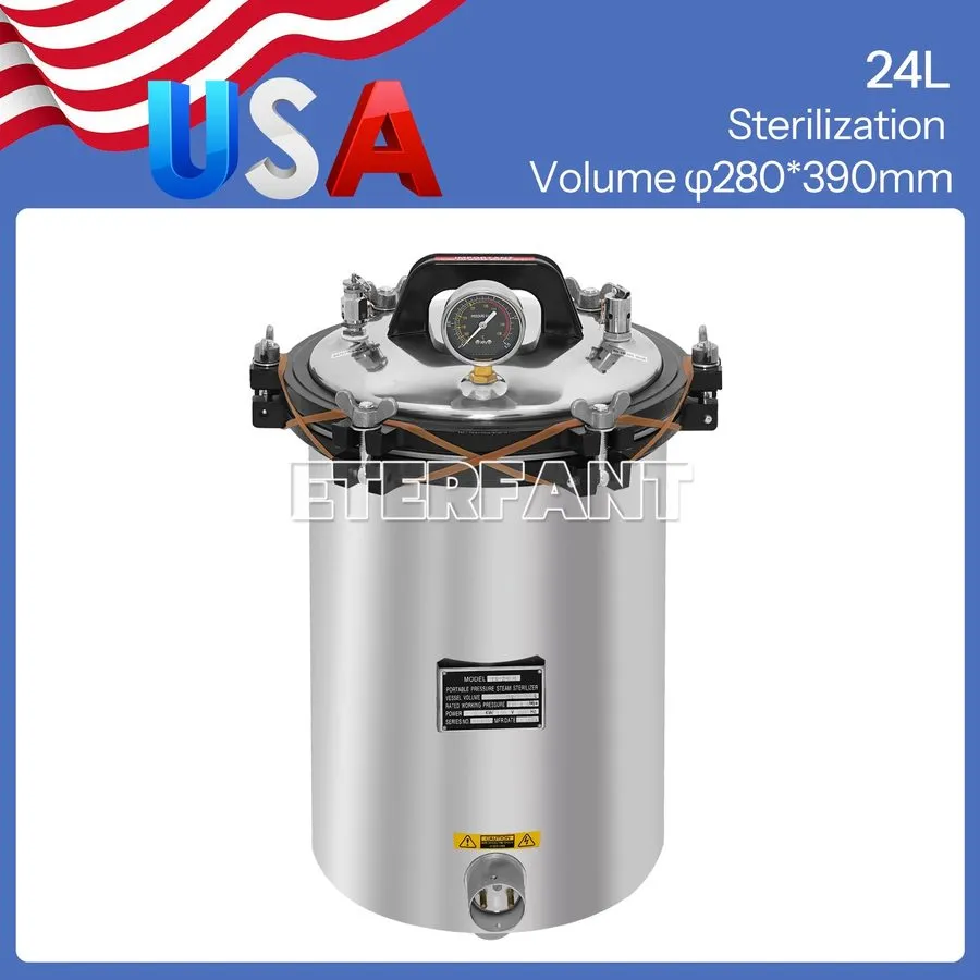Стерилизатор Medical Dental 27L UV Sterilization Cabinet/24L Autoclave Steam Ste