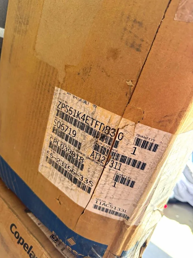 Компрессор AMANA 594390 postalproducts Copeland R-410A Scroll Compressor 16,000