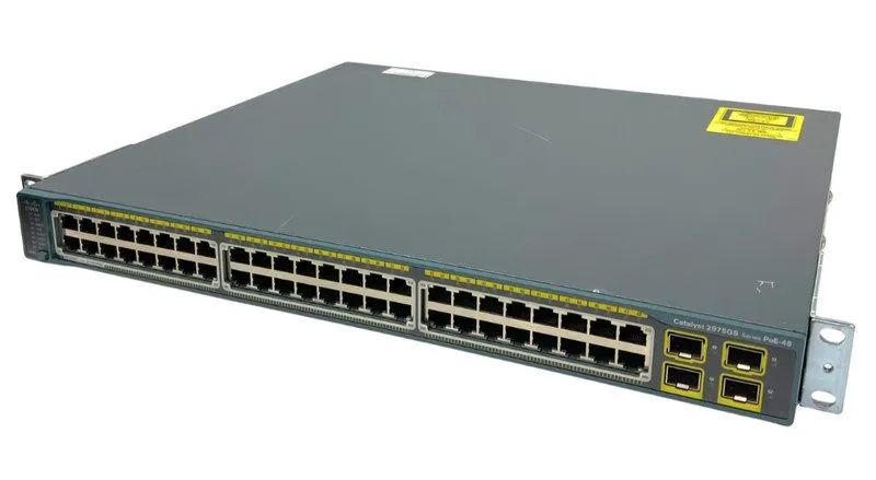 Коммутатор Cisco WS-C2975GS-48PS-L 48-Port Ethernet Gigabit PoE Network Switch