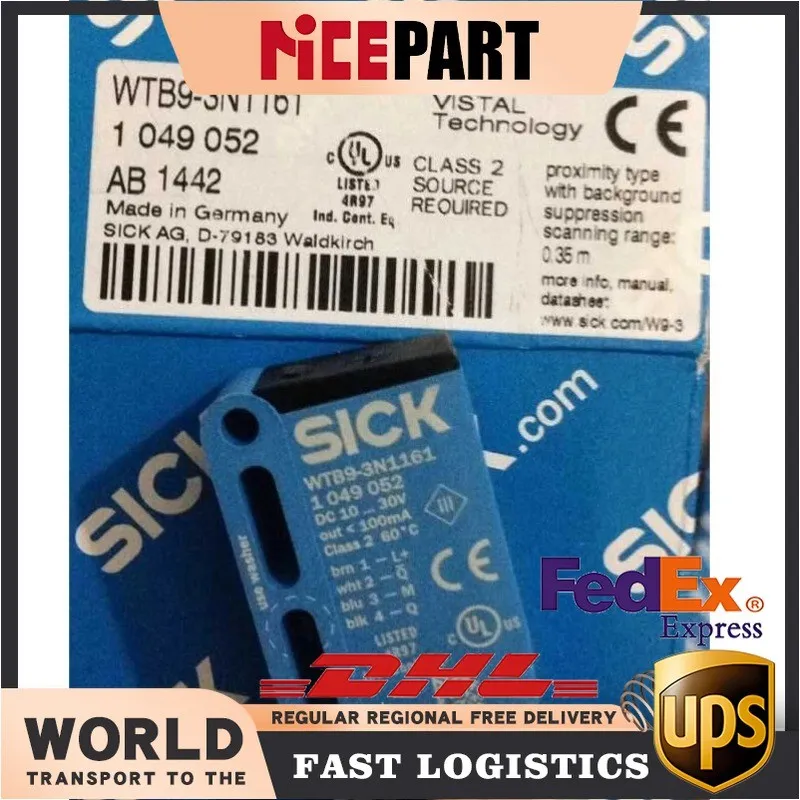 Фотоэлектрический датчик SICK WTB9-3N1161 PHOTOELECTRIC SENSOR 1049052