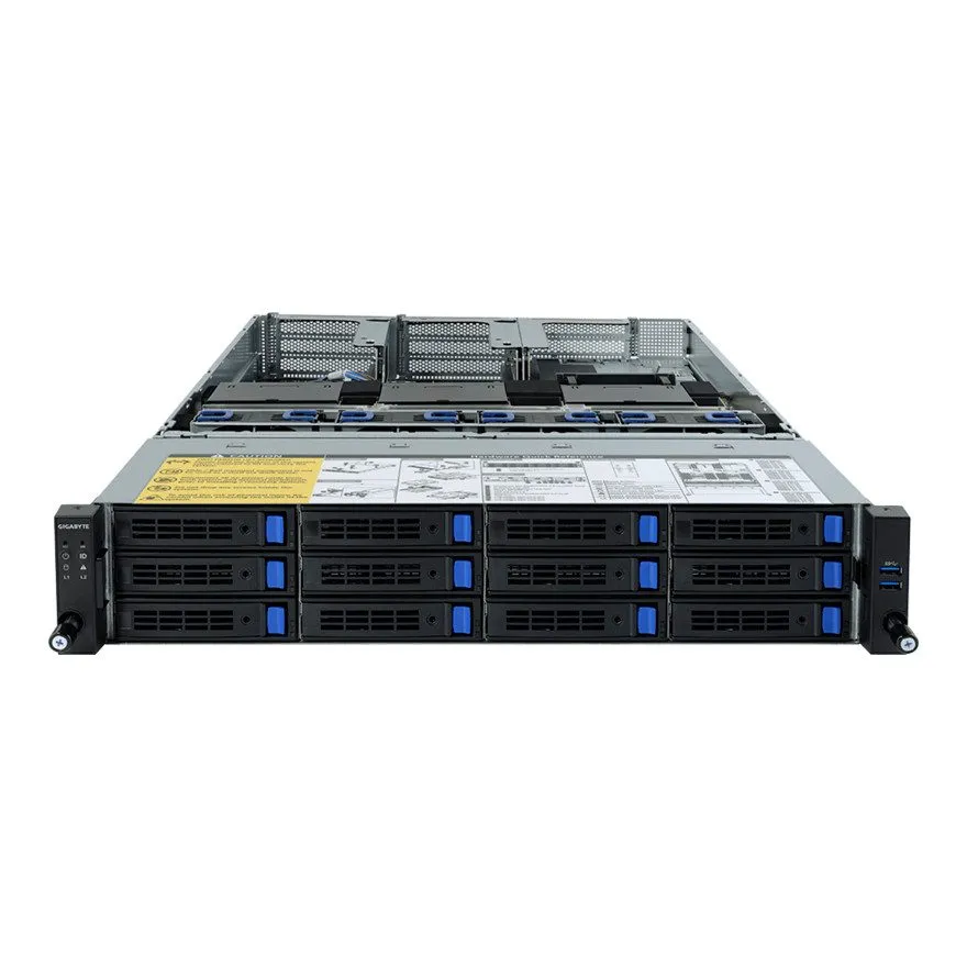 Сервер R282-Z93 Gigabyte Rack Server 12x 3.5" SAS 2x 2000W