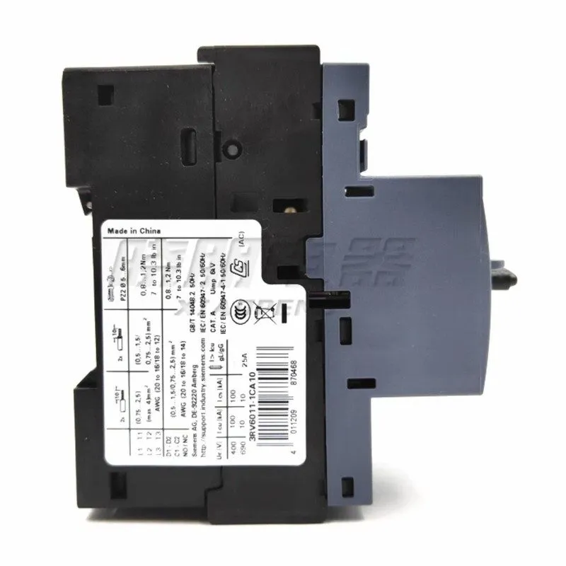 Автоматический выключатель Siemens Motor Protection Circuit Breaker 3RV6011-1CA1