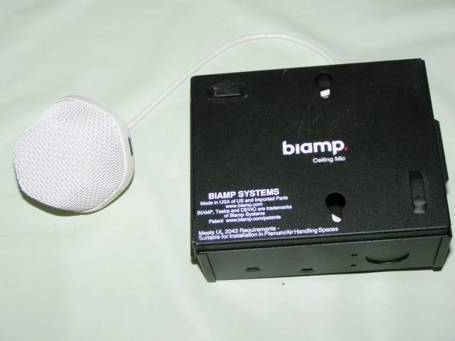 Микрофон Biamp Tesira TCM-1EX Expansion AVB Beamtracking Ceiling Microphone