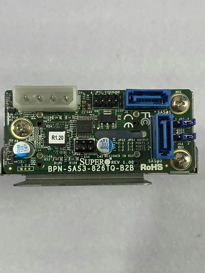 Сервер Supermicro BPN-SAS3-826TQ-B2B MCP-220-82616-0N 2x2.5"Hot-Swap HDD Backpla