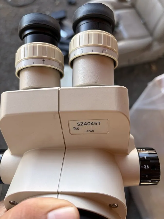 Микроскоп Olympus SZ4045T Stereo Zoom Microscope SZ40 w/ WF15X/16 Eyepieces Japa — фото лота 1