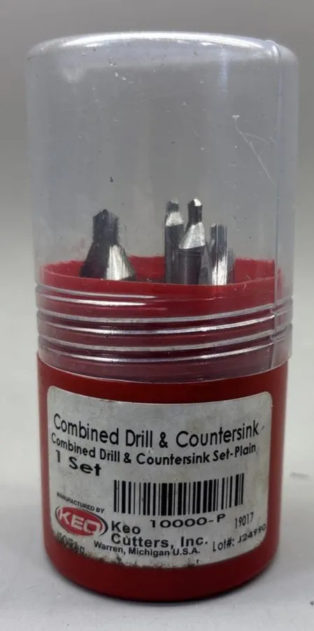 Режущий инструмент Keo By Arch Combined Drill & Countersink Set 10000-P — фото лота 1