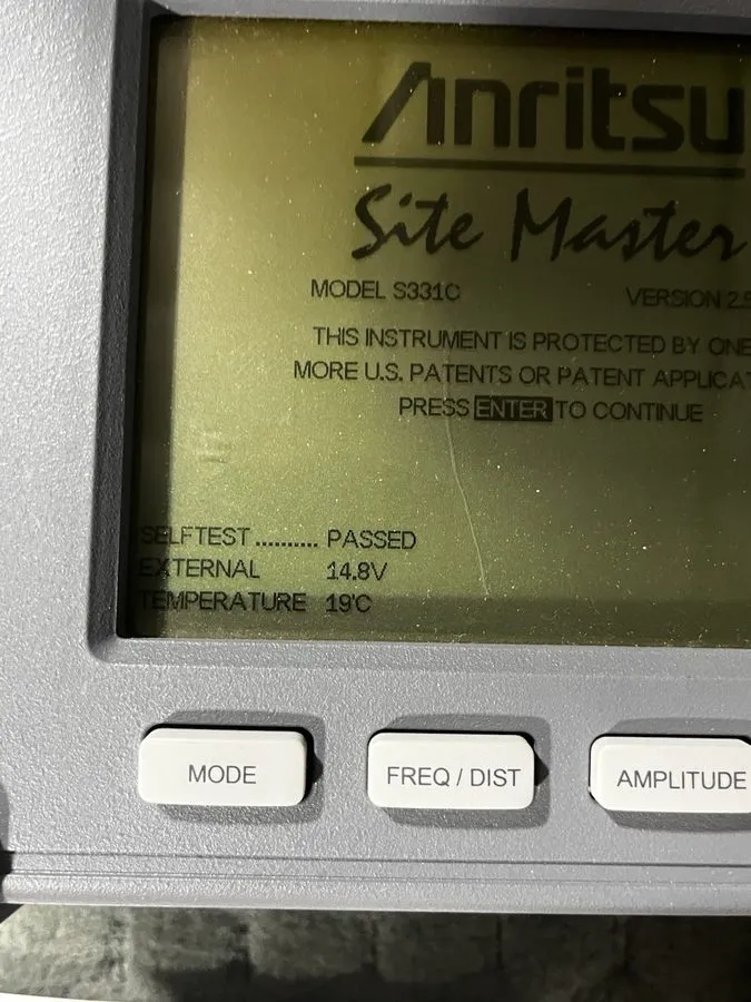 Анализатор Anritsu Site Master S331C Cable Antenna Analyzer 4GHz SiteMaster — фото лота 2