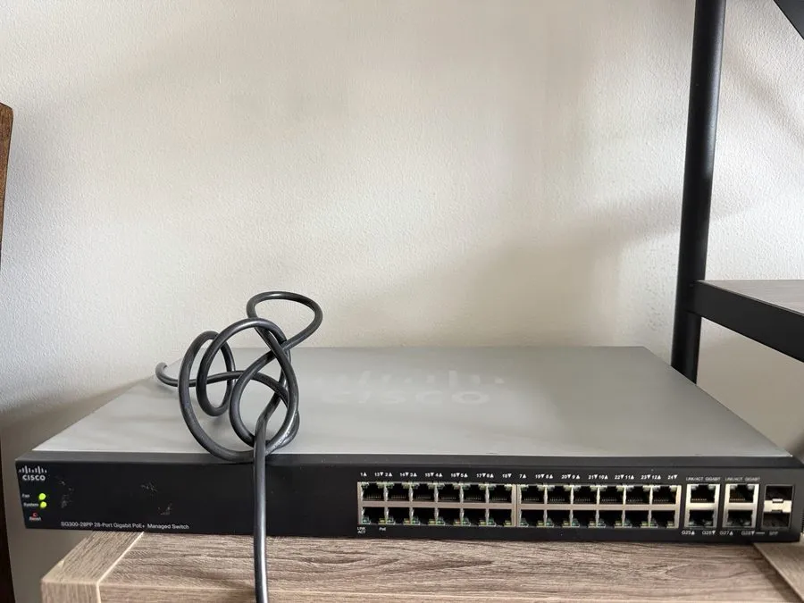 Коммутатор Cisco SG300-28PP 28-Port Gigabit PoE Managed Network Switch