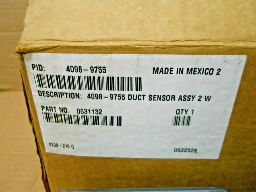 Датчик SIMPLEX 4098-9755 AIR DUCT SENSOR HOUSING 0631132 FIRE ALARM
