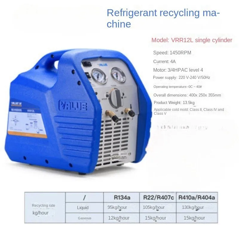 Станция обслуживания кондиционеров Refrigeration Recovery Machine Air Conditione