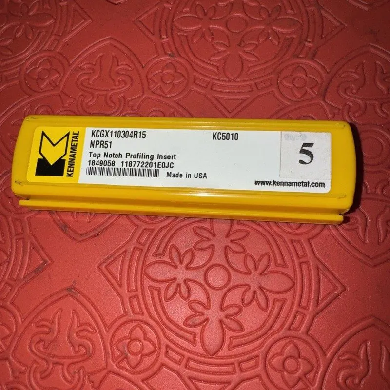 Режущий инструмент Kennametal NPR51 KC5010 KCGX110304R15 Carbide Profiling Inser