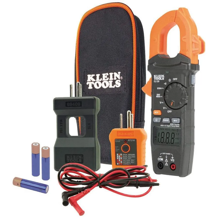 Тестер Klein Tools CL120KIT Clamp Meter Electrical Test Kit