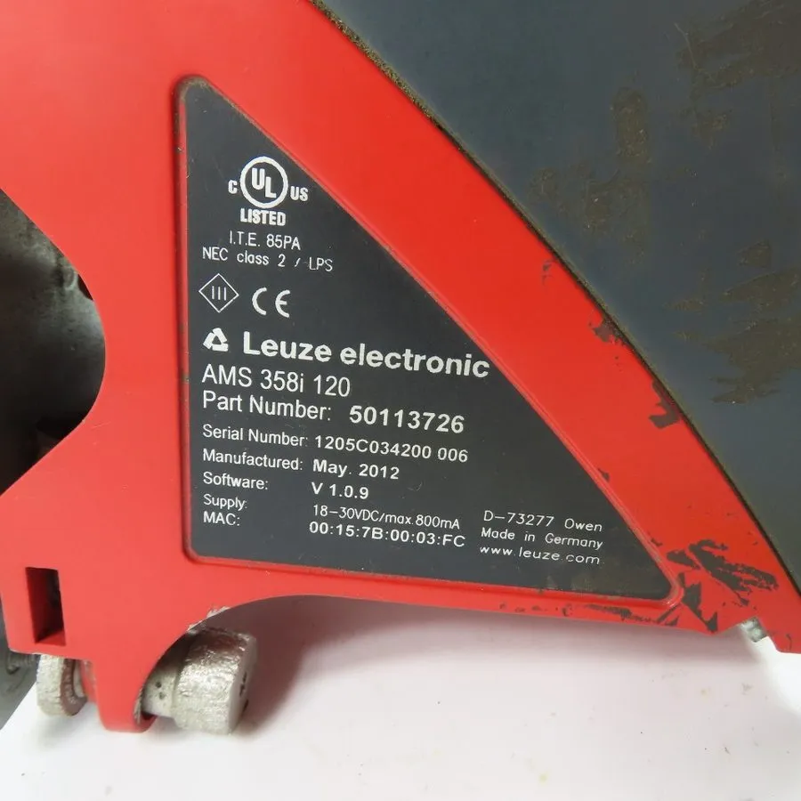 Оптико-электронная система Leuze AMS 358i 120 50113726 Optical laser rangefinder