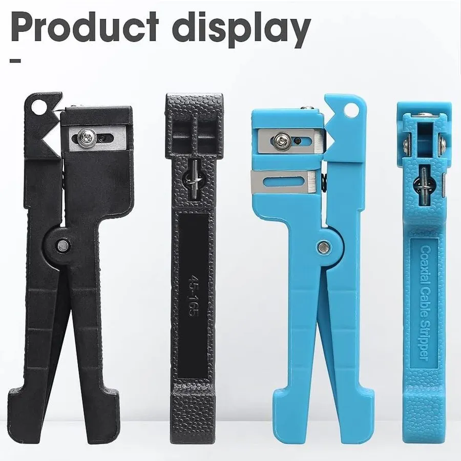 Стриппер Cruiser 45-163 Fiber Optic & Coaxial Cable Stripper Tool (Blue, Alloy S