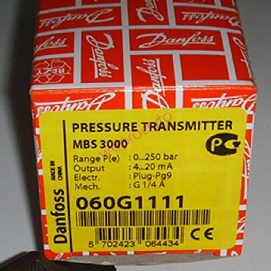 Датчик давления DANFOSS 060G1111 MBS 3000 Pressure Transmitter