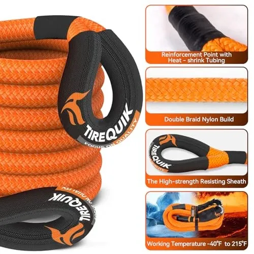 Такелажная скоба Kinetic Recovery Rope 1.26" x 30ft 55000lbs 1.26"x 30FT+2 Soft 