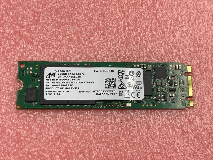 SSD-накопитель Micron 1300 256GB M.2 2280 SATA SSD MTFDDAV256TDL HP Internal Dri