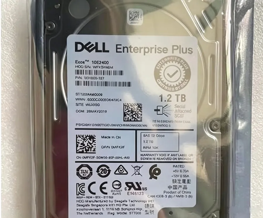 Жёсткий диск Dell ST1200MM0009 1.2TB 2.5" 12Gb/s 128MB 10K RPM SAS HDD Dell P/N: