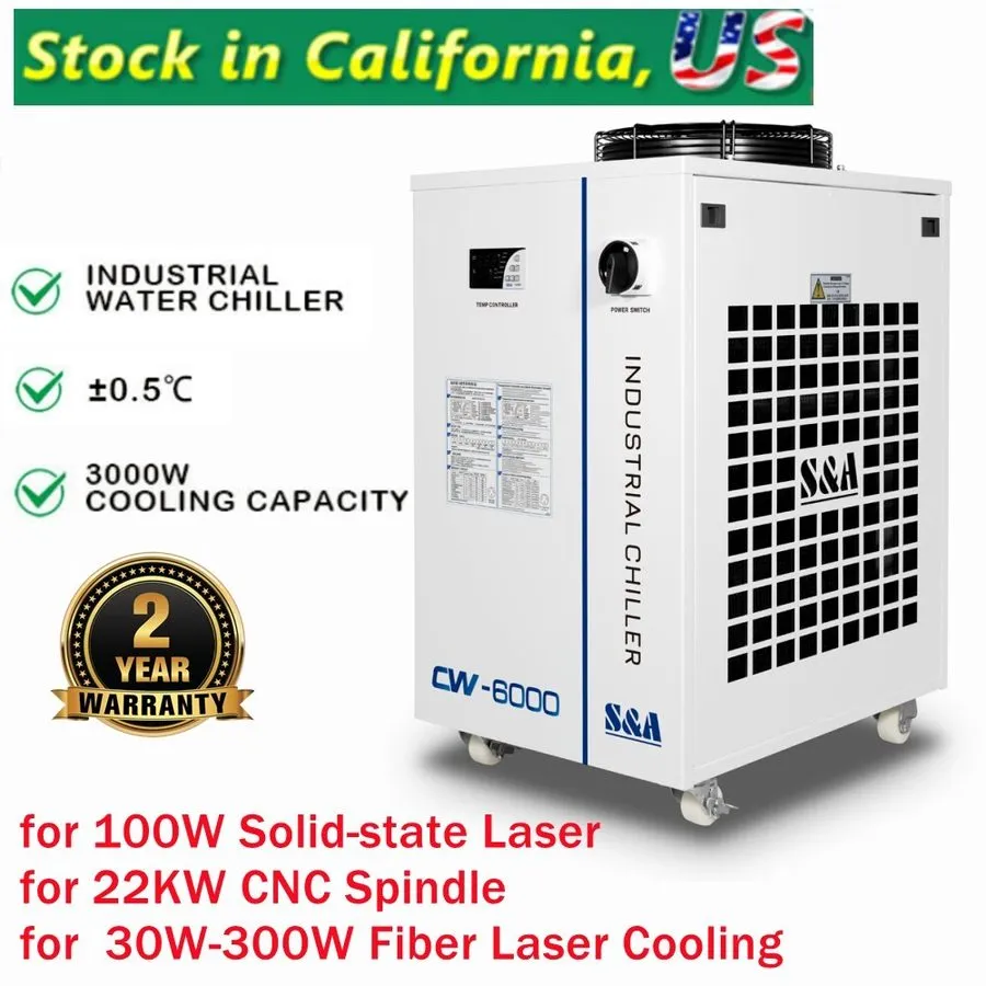 Оборудование ЧПУ Industrial Water Chiller CW-6000BN Max.flow 70L/min