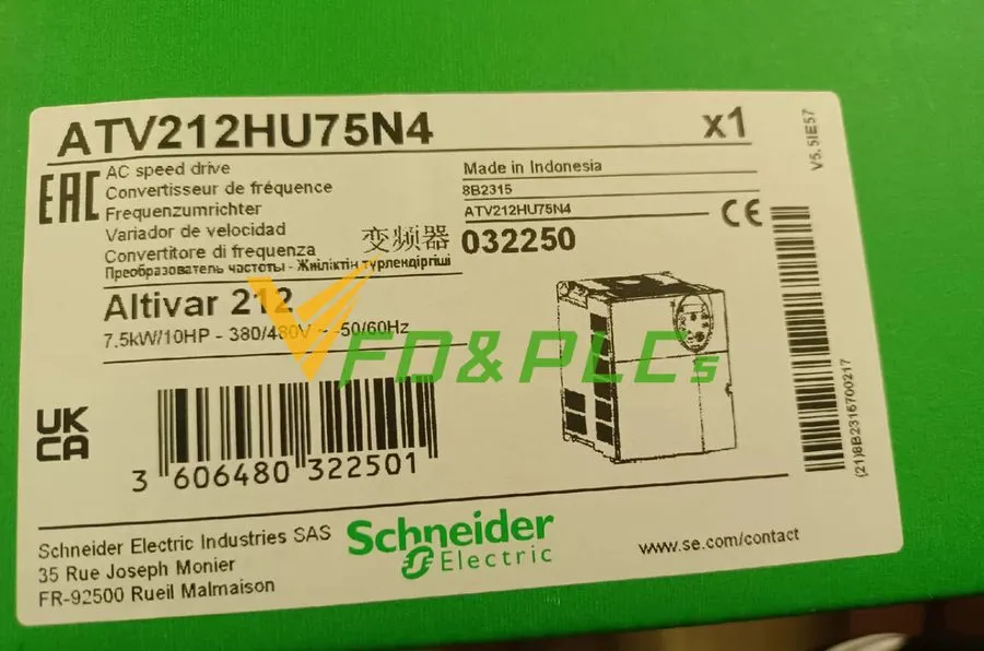 Частотный преобразователь ATV212HU75N4
