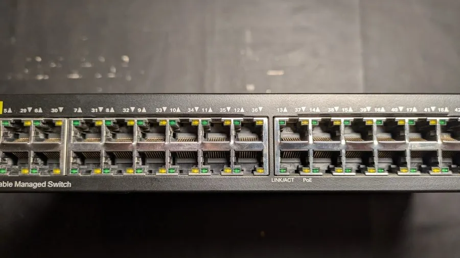 Коммутатор Cisco SG350X-48P 48-Port Gigabit PoE+ Stackable Managed Switch
