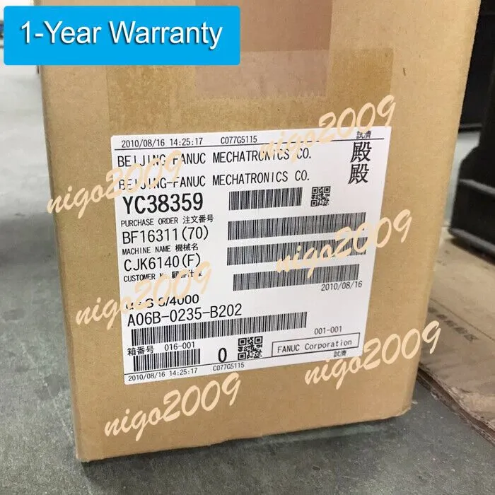 Серводвигатель FANUC AC SERVO MOTOR A06B-0235-B202 FREE