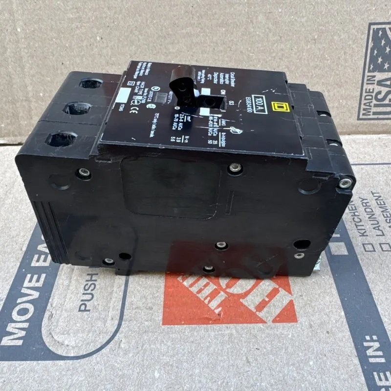 Автоматический выключатель EGB34100 Square D 100 Amp 480V 3 Pole Bolt On Circuit — фото лота 4