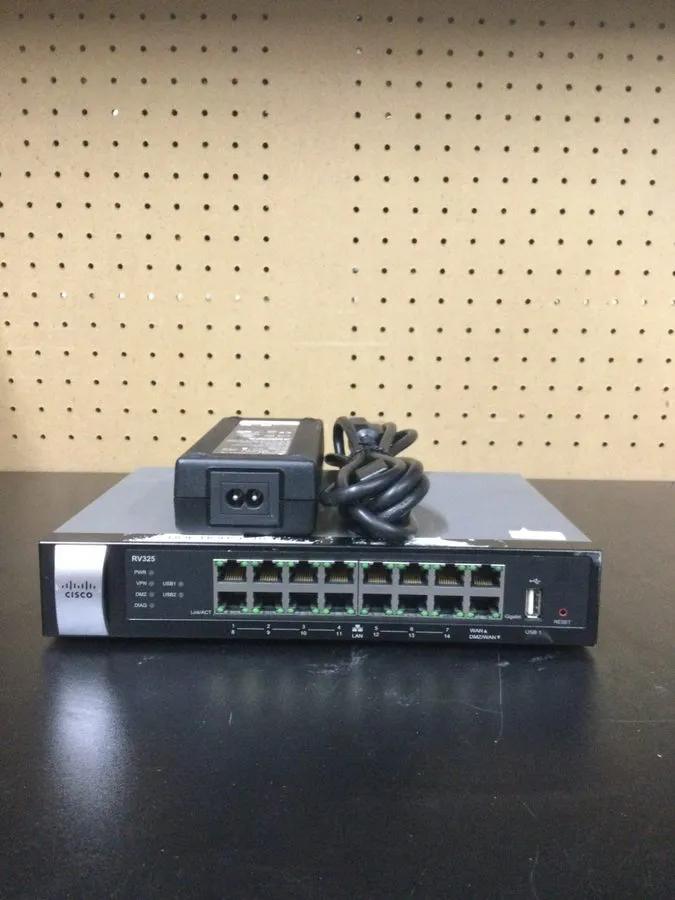 Маршрутизатор Cisco RV325-K9 Dual Gigabit WAN VPN Router