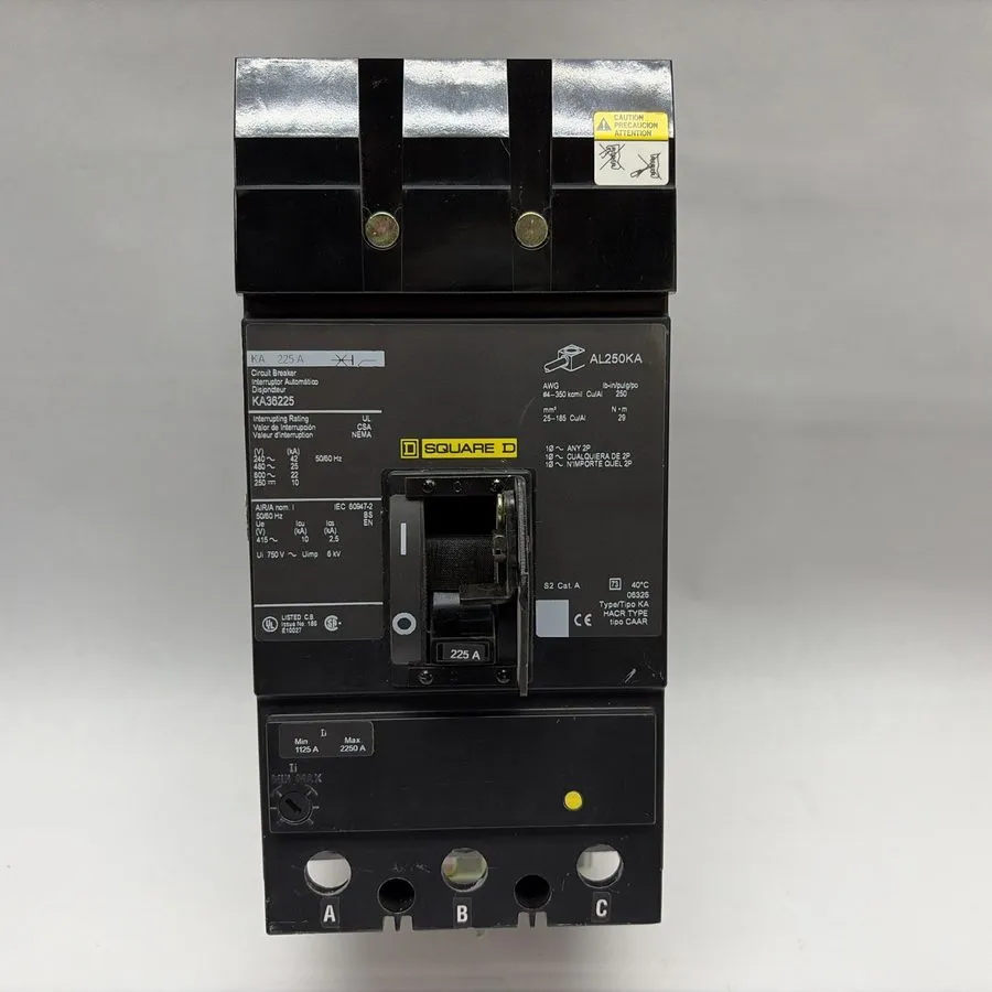 Автоматический выключатель Square D KA36225 I-Line Circuit Breaker 225 AMP 600 V