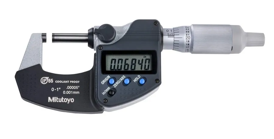 Микрометр Mitutoyo 293-344-30 Coolant Proof Ip65 Digital Micrometer