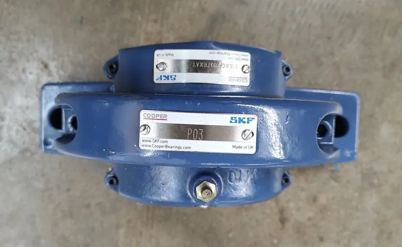 Подшипник SKF Cooper 01EBCP207EXAT Pillow Block with Split Roller Bearing 2-7/16 — фото лота 2
