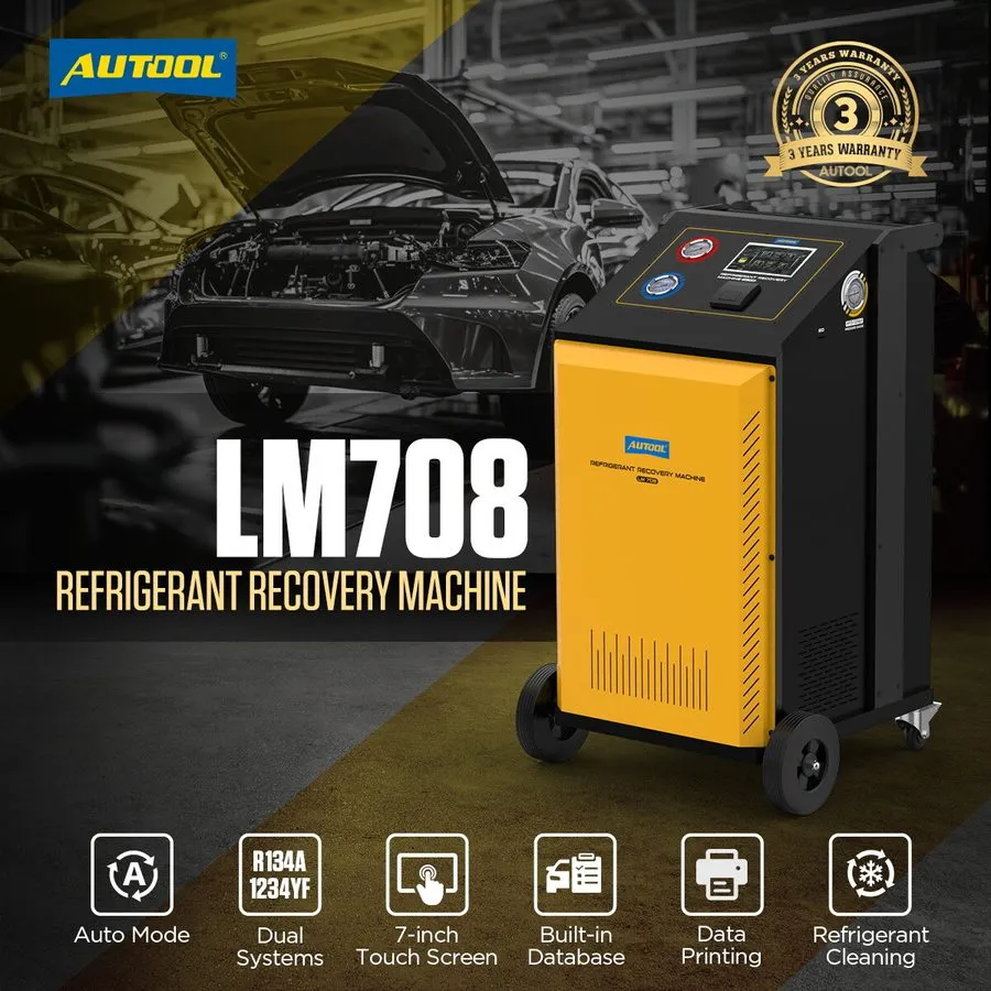 Станция обслуживания кондиционеров Dual Cylinder AC Recovery Machine with Compre