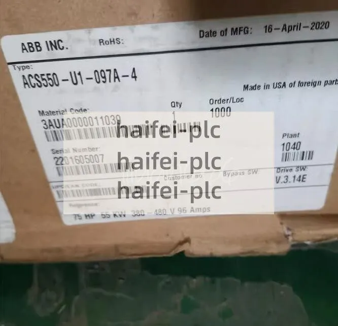 Частотный преобразователь ABB ACS550-U1-097A-4 No Keypad