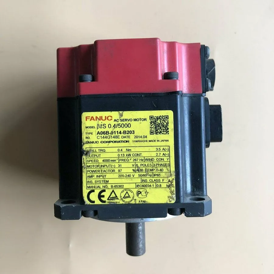 Серводвигатель Fanuc AC Servo Motor BiS 0.4/5000 A06B-0114-B203