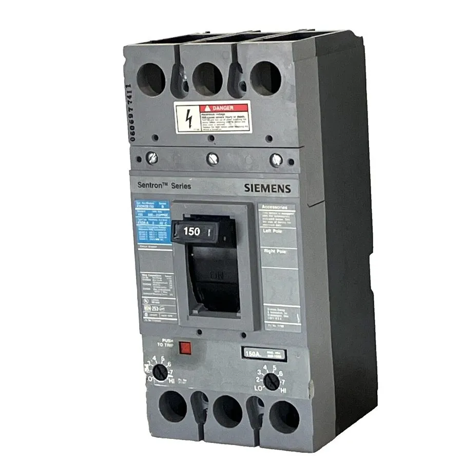 Автоматический выключатель Siemens FXD62B150 2 Pole 150 Amp 600 Volt 35kA 480V C — фото лота 1