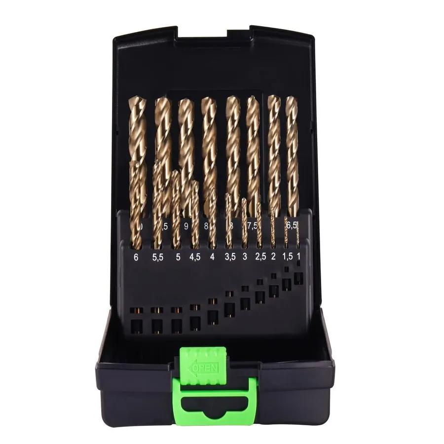 Режущий инструмент M35 Cobalt 5% Metric Twist Drill Bit Set 1mm10mm Metal Harden