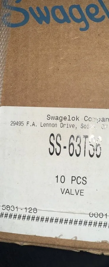 Клапан SWAGELOK SS-62TS6 3/8” tube ball valve 316 SS Stainless Steel — фото лота 1