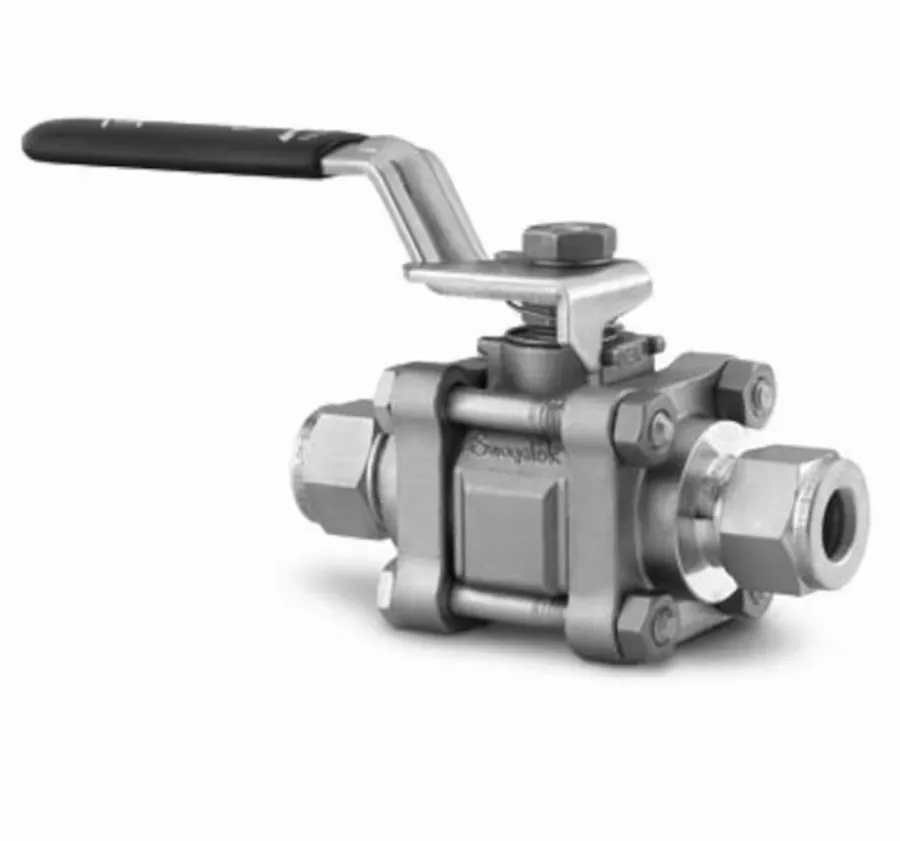 Клапан SWAGELOK SS-62TS6 3/8” tube ball valve 316 SS Stainless Steel — фото лота 2