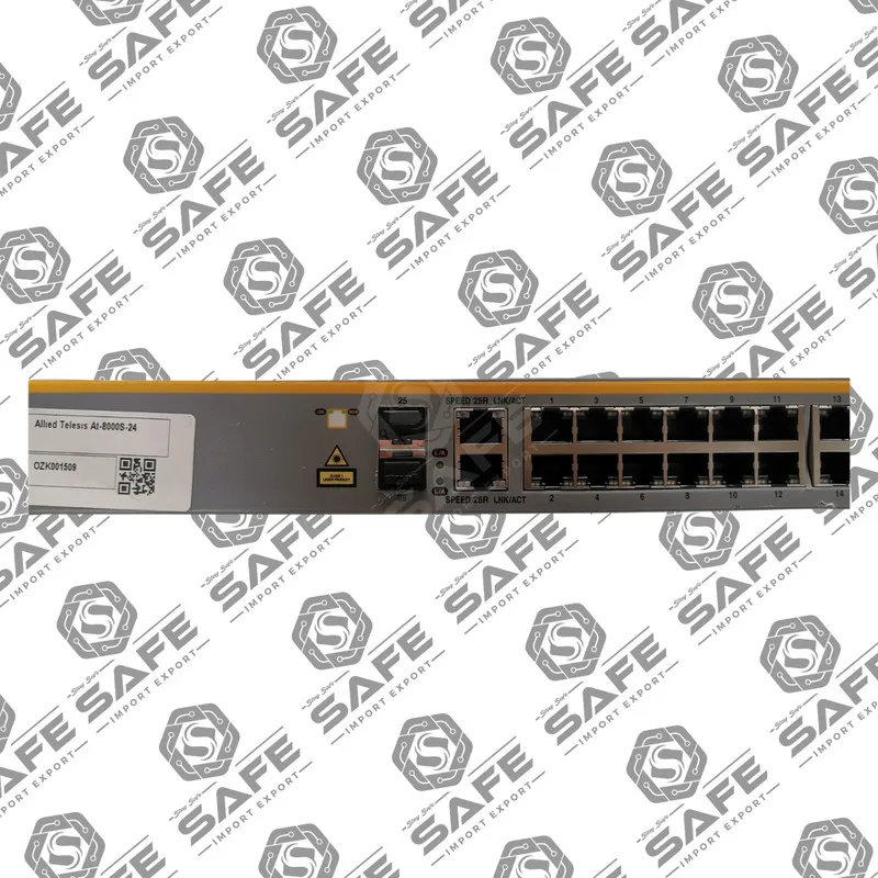 Коммутатор Allied Telesis AT-8000S/24 Network Switch 100-240V AC 1.5A 50-60Hz 24