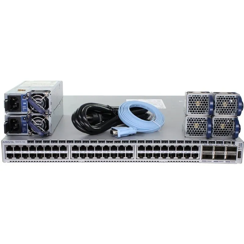 Коммутатор Arista 7050TX 48 Port 10GbE RJ45 + 6 Port 40GbE QSFP+ Switch DCS-7050