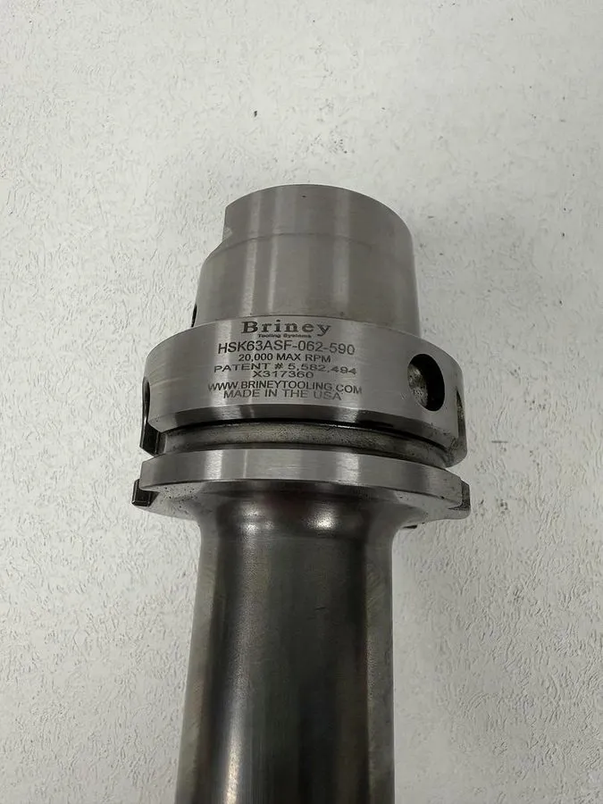 Режущий инструмент Briney HSK63ASF-062-590 Shrink Fit Tool Holder 62mm x 590mm G